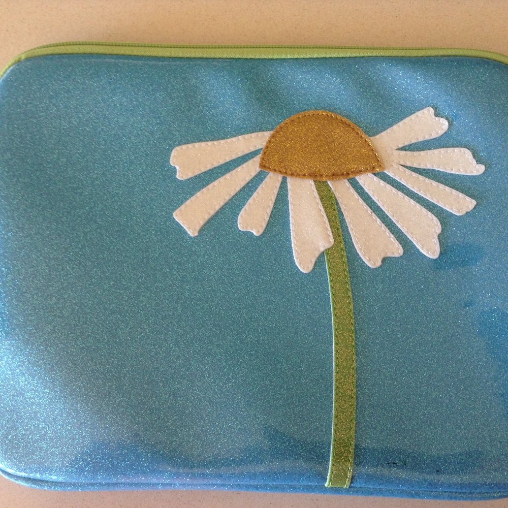 Glittersweet Blue GreenSparkle Clutch Wallet Purse
